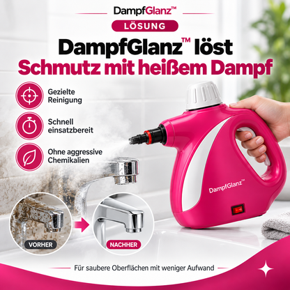 DampfGlanz™ – Kraftvoller Hand-Dampfreiniger